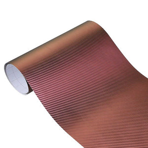Matte Holographic 3D Carbon Fiber Vinyl Wrap